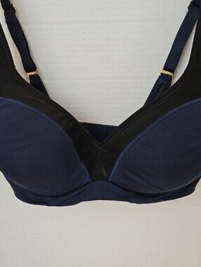 Natori | NWOT Women's Navy Black Contour Convertible  Underwire Sport Bra 32DDD